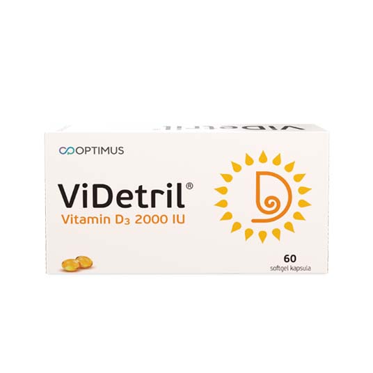 ViDetril 2000IU vitamin D3 60 soft gel kapsula